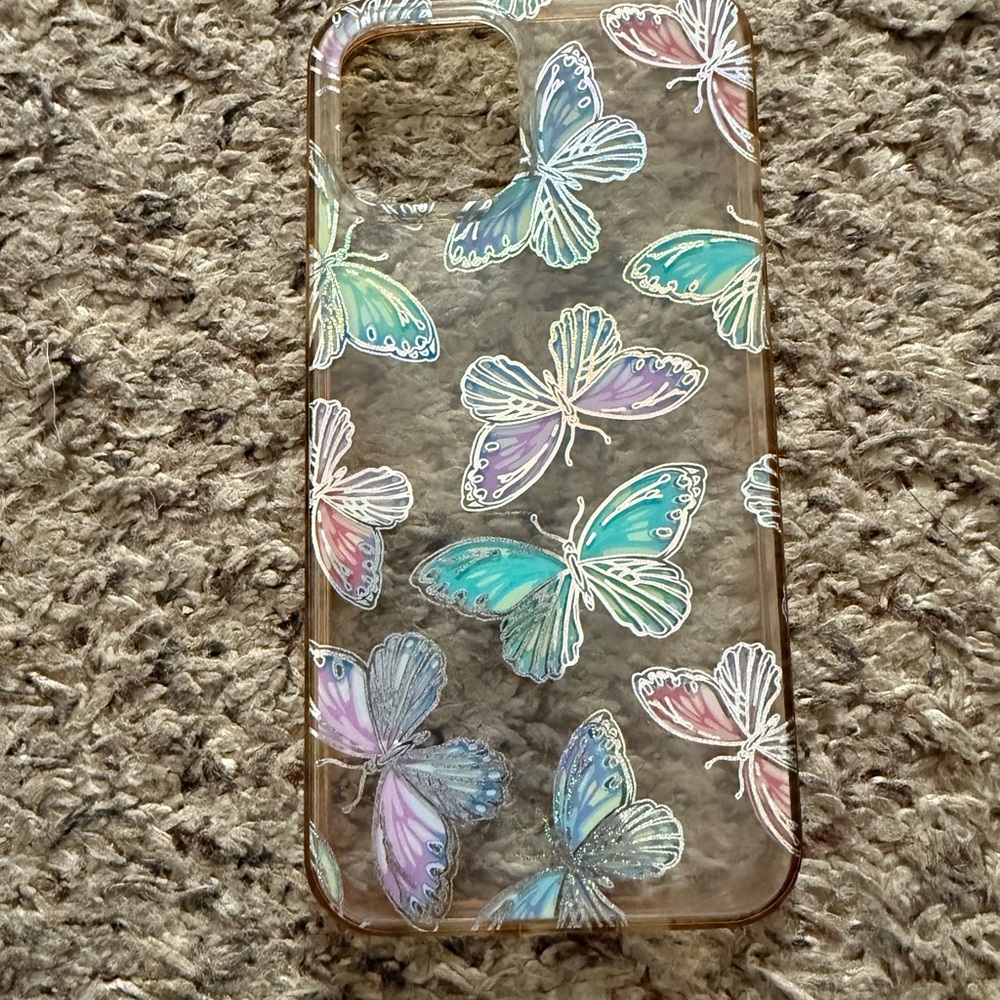 Blue and Purple Butterfly Phone Case for Cell Phones